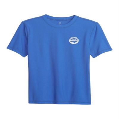 GAP Boys Short Sleeve Rashguard Blue Allure M