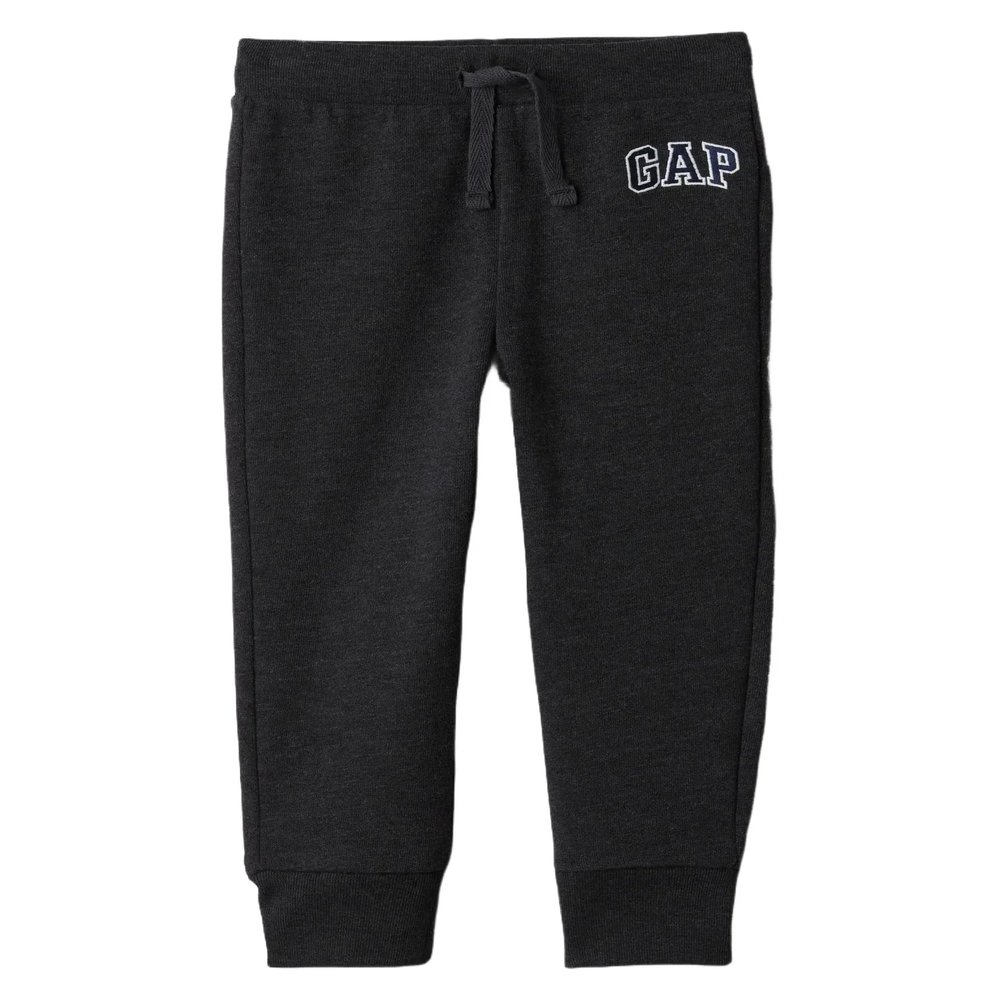 GAP Baby Boys Logo Pull-On Jogger Sweatpants Charcoal HTHR Grey 3 Years