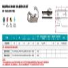 Suncor Stainless Mooring Hook KIT Includes Holder + 5" Clip 316 SS view 2