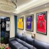 Nice C Jersey Frame Display Case with Lights, LED 3 Pack, UV Protection, Valet Pinboard, Acrylic, Basketball view 2