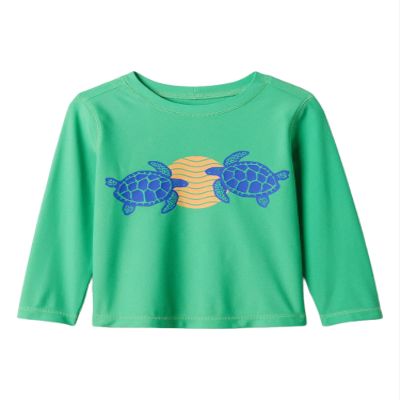 GAP Baby Boys Long Sleeve Rashguard Bright Meadow 3YRS