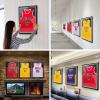 Nice C Jersey Frame Display Case with Lights, Jersey Shadow Box Display Case, Football Jersey Display Case with LED, 98% UV Protection, Valet Pinboard, Acrylic, Basketball (LED 2 Pack) view 3