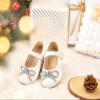 Otter MOMO Toddler/Little Girls Mary Jane Ballerina Flats Shoes Slip-on School Party Dress White Shoes Size 9 view 3