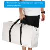 PATIKIL 26" Camp Chair Replacement Bag, Oversize Storage Duffle Bag Waterproof Moving Bag with Zipper Foldable Canvas Tote Bag for Travel Camping, White (26x18.5x7.8") view 4
