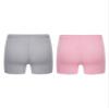 Jhaoyu 2PCS Cycling Shorts for Girls Breathable and Comfy Dance Shorts Bike Yoga Athletic Underdress Activewear Gray&Pink 13-14 Years view 3