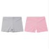Jhaoyu 2PCS Cycling Shorts for Girls Breathable and Comfy Dance Shorts Bike Yoga Athletic Underdress Activewear Gray&Pink 13-14 Years view 4