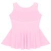 Alvivi Kids Girls Rhinestone Dance Dresses Sleeveless Ballet Figure Ice Skating Outfit Gym Skirted Leotard Pink 6 Years view 4