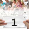 JEELAD Race Bibs 4" x 7" Running Bids Racing Numbers with Safety Pins Tyvek Tearproof Waterproof Number Cards 1-200 for Marathon Runners Sports Races Competition Events view 4