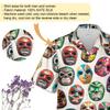 Warrior Masks Hawaiian Shirts for Men - Lucha Wrestling Button Down Mens Hawaiian Shirts Set 72 Size 2XL view 3