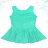 Alvivi Kids Girls Rhinestone Dance Dresses Sleeveless Ballet Figure Ice Skating Outfit Gym Skirted Leotard Mint Green 14 Years view 4