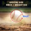Adult Baseballs 2 Pack, Unmarked Practice Baseball Standard Size 9 Inch, Blank Baseballs Tball Balls for High School League Training, Pitching, Fielding, Throwing, Autograph view 3