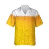 Beer Lovers Hawaiian Shirts for Men - Beer Foams Button Down Mens Hawaiian Shirts Set 43 Size XL view 1