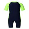 Alvivi Kids Baby Boy Girls Short Sleeve Shorty Swimming Suit UV Sun Protective Zipper One Piece Swimsuit Navy Blue&Fluorescen A 8 Years view 2