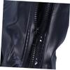 BESPORTBLE 1pair Unisex Adult Thickened Rain Shoes Cover for Rain and Snow Reusable Overshoes in XXL Black Protects Shoes from Mud and Splash view 4