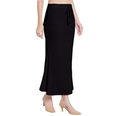 Fish Cut Shapewear Stretchable Thigh & Hip Shaper Saree Silhouette Shapewear for Womens (as1, alpha, 4x_l, regular, regular, Black)
