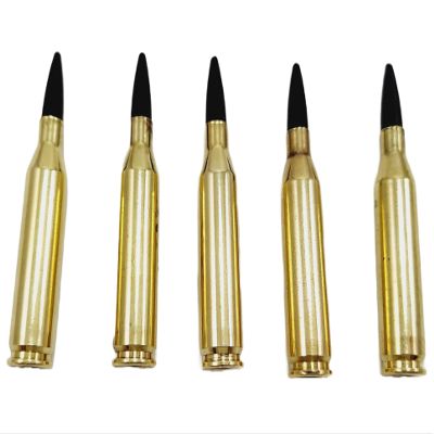 243 Winchester Snap caps - Dummy Training Rounds - Set of 5 (Black & Brass)