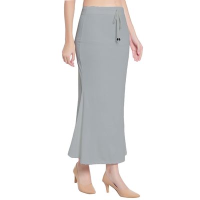Fish Cut Shapewear Stretchable Thigh & Hip Shaper Saree Silhouette Shapewear for Womens (as1, alpha, l, regular, regular, Light Grey)