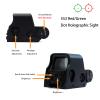 Bravary 553 Holographic Sight Red Green Dot Holo Sight Metal Scope 10 Levels Brightness Adjustment Holographic Sight view 2