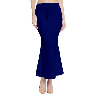 Fish Cut Shapewear Stretchable Thigh & Hip Shaper Saree Silhouette Shapewear for Womens (as1, alpha, x_l, regular, regular, Navy Blue)