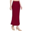 Fish Cut Shapewear Stretchable Thigh & Hip Shaper Saree Silhouette Shapewear for Womens (as1, alpha, 3x_l, regular, regular, Maroon) view 1