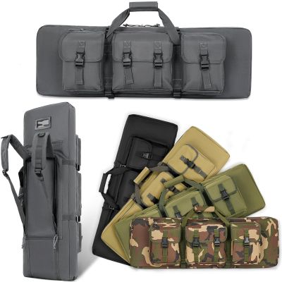 DULCE DOM Double Case, 42 Inch Dual Bag for Long Gun and Pistol Transport A Must-Have Gun Case for Shooting and Hunting Enthusiasts' Gun Range Bag Needs