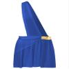 Freebily Men Toga Greek Costume Adult Party Toga Caesar Roman Costume One Shoulder Strap Suspender Ruffle Skirt Blue 3X-Large view 4