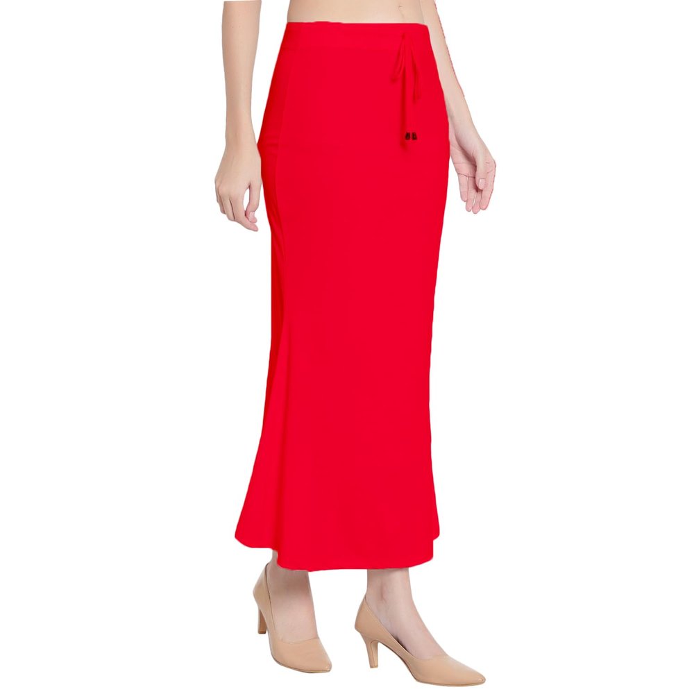 Fish Cut Shapewear Stretchable Thigh & Hip Shaper Saree Silhouette Shapewear for Womens (as1, alpha, x_l, regular, regular, Red)
