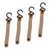 Alipis 4pcs Camping Accessories Metal Button Hanger Hooks for Cookware Pot Pan Rope Flags Decorations view 1