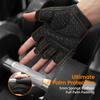 ATERCEL Workout Gloves for Men and Women Weight Lifting Gloves with Full Padding for Gym, Fitness, Exercise, Cycling, Bike, RowingBlack, XL view 2