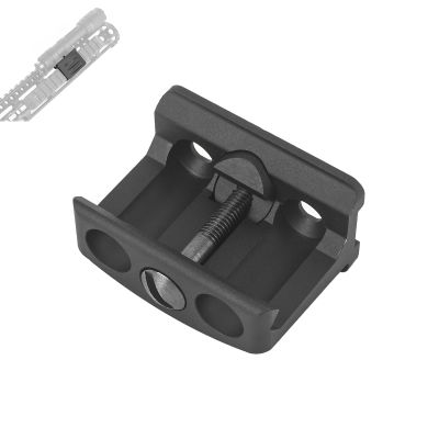 NOBUHIRO 45 Degree Offset Tactical Light Mount, Aluminum Alloy Offset Light Mount for M300 M600 Series Tactical Flashlight, Fit for 20mm Picatinny Rail