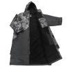 Akida Kids Oversized Changing Robe/Swim Parka,Waterproof Surf Poncho Warm Coat Jacket,Quick Dry Wetsuit Changing Towel.(Cam Black/Black,XS) view 1