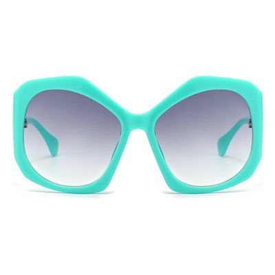 willochra Fashion Oversized Round Sunglasses Women Men Punk Oval Sun Glasses Female Hip Hop Party Eyewear Shades Eyeglasses (green)