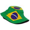 Brazil Hat Brazilian Bucket Hats Packable Travel Beach Sun Hat Wide Brim Fisherman Caps for Women Men view 2