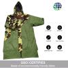 Akida Kids Oversized Changing Robe/Swim Parka,Waterproof Surf Poncho Warm Coat Jacket,Quick Dry Wetsuit Changing Towel.(Cam Green/Black,XS) view 2