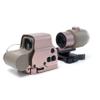 Bravary 558 G43 Holographic Sight Magnifier Combo for Airsoft Red & Green Dot Holographic Reflex Sight Scope w/ G43 3X Magnifier Combo Built-in Flip QD Mount view 1