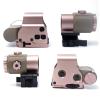 Bravary 558 G43 Holographic Sight Magnifier Combo for Airsoft Red & Green Dot Holographic Reflex Sight Scope w/ G43 3X Magnifier Combo Built-in Flip QD Mount view 2