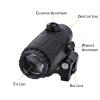 Bravary 558 G33 Holographic Sight Magnifier Combo for Airsoft Red & Green Dot Holographic Reflex Sight Scope w/ G33 3X Magnifier Combo Built-in Flip QD Mount view 4