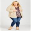 Aveology PLUS SIZE JACKET LOTUS FLUFFY IN CREAM, SIZE 14 view 2