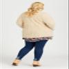 Aveology PLUS SIZE JACKET LOTUS FLUFFY IN CREAM, SIZE 14 view 4