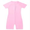 Alvivi Kids Girls Boys One Piece Zipper Rash Guard Swimsuit Anti-UV Tankini Sun Protection Wetsuit Bathing Suit Pink 10 Years view 4