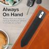 BoxWave Stylus Pouch Compatible with Fitpolo Fitness Tracker with Heart Rate Monitor ID205L (1.3 in) - Stylus PortaPouch, Pen Stylii Holder Carrier Portable Self-Adhesive - Jet Black view 3