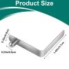 10PCS Tent Pole Clips, Tents Pole Push Button Spring Clip Stainless Steel Kayak Paddle Snap Clip Spring Button Clips Locking Tube Pin for Camping Kayak Paddle Tent Pole(Silver) view 2