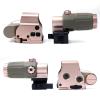 Bravary 558 G33 Holographic Sight Magnifier Combo for Airsoft Red & Green Dot Holographic Reflex Sight Scope w/ G33 3X Magnifier Combo Built-in Flip QD Mount view 2