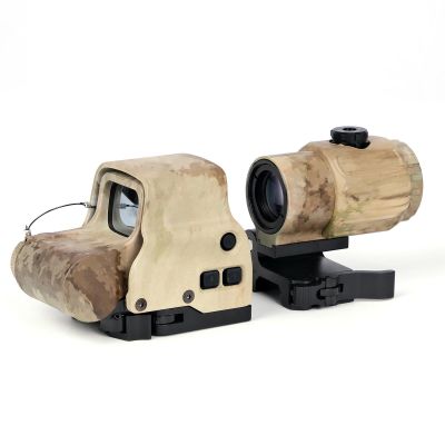 Bravary 558 G43 Red & Green Dot Holographic Reflex Sight Scope w/ G43 3X Magnifier Combo Camo