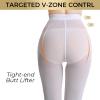Buauty 80D Black Tights for Women,Control Top Opaque Tights,High Waist Soft Nylon Pantyhose(1 pair) view 4