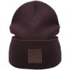 55cube Knit Cuffed Beanie for Women & Men - Stay Warm and Stylish All Season Chocolate Brown Beanie view 3