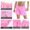 Lncropo Men's Swim Trunks Quick Dry Bathing Suits with Mesh Lining Swimwear Swim Shorts,A20-Pink,32 view 3