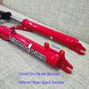 DONSP1986 Red Bike Suspension Fork 26" and 1-1/8" Headset, 25.4mm Silver Riser Handlebar, 25.4 * 90mm Adjustable Quill Stem Combo view 4