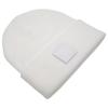 55cube Knit Cuffed Beanie for Women & Men - Stay Warm and Stylish All Season White Beanie view 2
