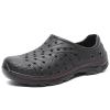 Mens Womens Garden Clogs Shoes Casual Slip on Sandals Quick Drying Slippers Summer Beach EVA Water Shoes Black 42 view 1